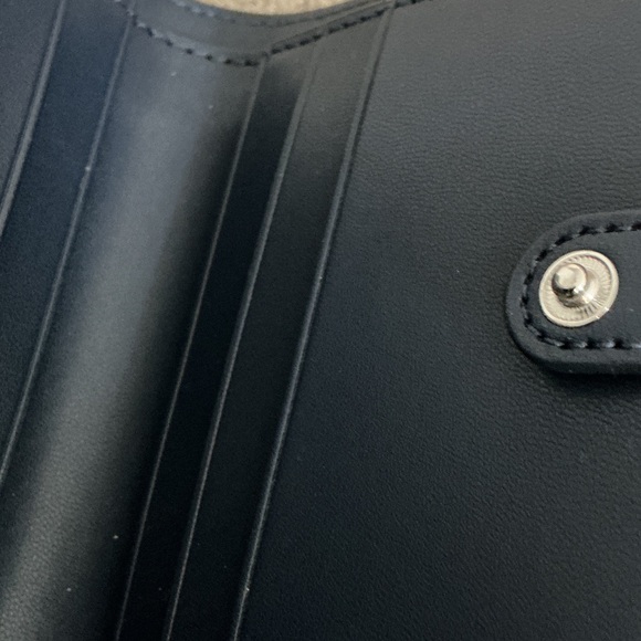 Kate Spade Midnight Blue Compact Wallet - Picture 2 of 5